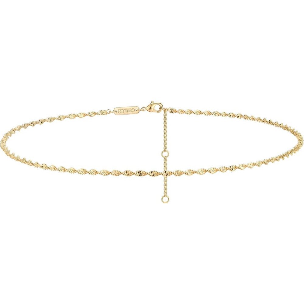 Chain Choker Necklace for Women Delicate Fashion Satellite Choker Layered Neckla